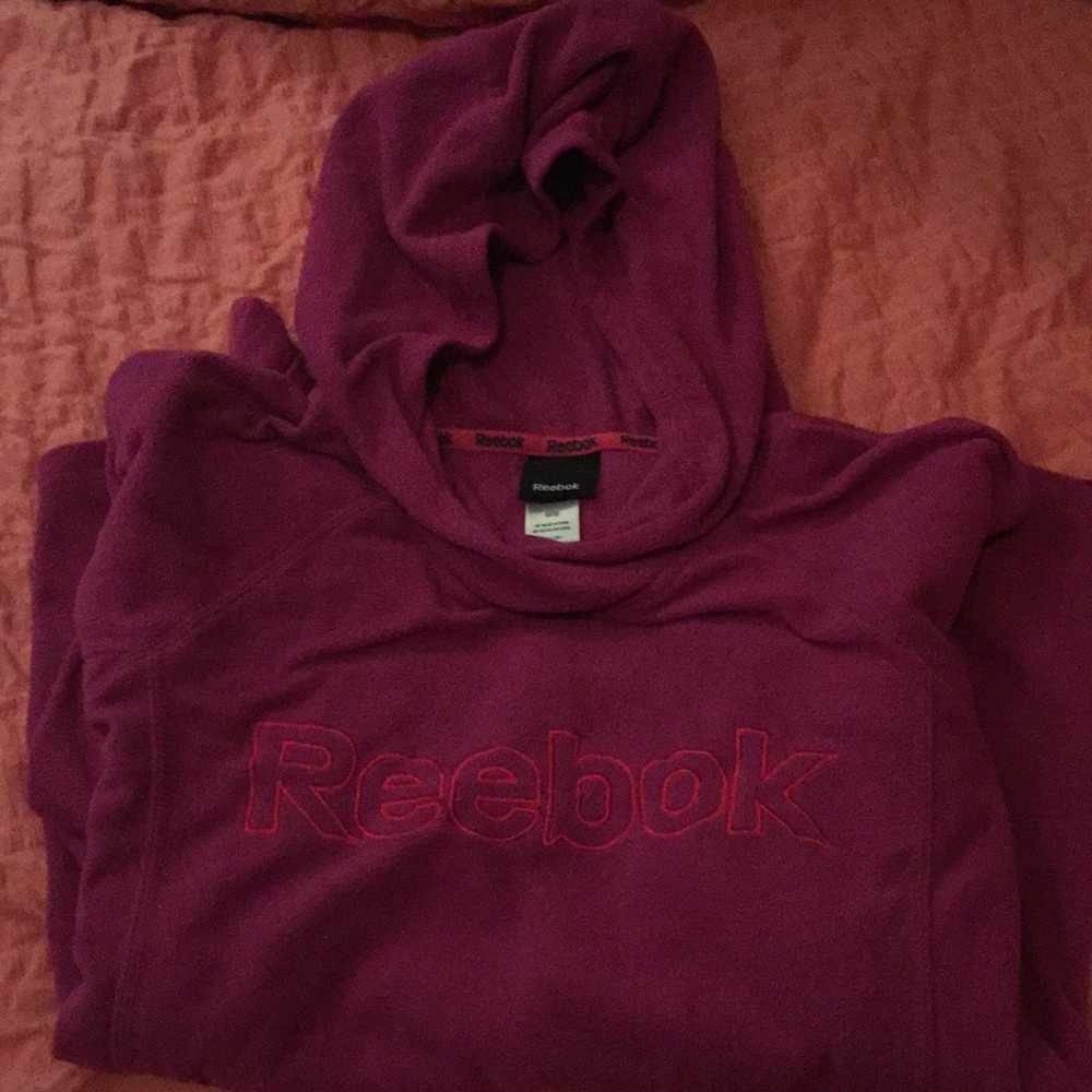 Purple Fleece Reebok Hoodie